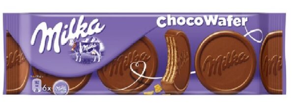 CHOCO WAFER MILKA 18P 180G